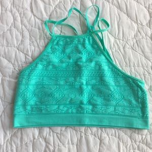 VS Aqua Aztec Print Strappy Bralette